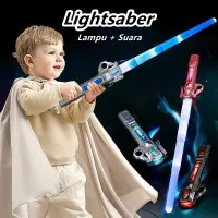 KLF Mainan LIGHTSABER STAR pedang lampu suara mainan laser starwars