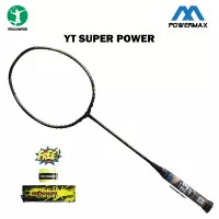 Raket Badminton Power Max Powermax YT Super Power - Black Gold