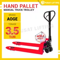 Hand Pallet 3.5 Ton Nylon hydraulic Handpallet Truck Trolley 