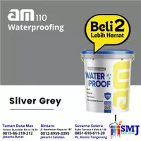 Cat Pelapis Anti Bocor AM 110 Waterproofing Warna Silver Grey 20kg