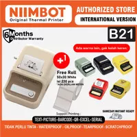 Niimbot B21 Mini Portable Wireless Bluetooth Label Thermal Printer
