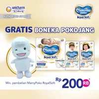 Mamypoko Royal Soft gratis Boneka Pokojang