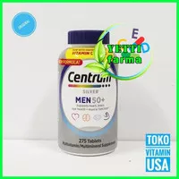 Centrum Silver Men 50+ Multivitamin Multimineral 275 Tablets Centrum