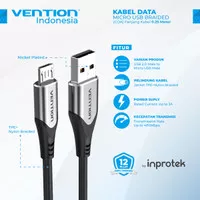 Vention Kabel Data Micro USB Fast Charge Android Samsung Huawei Xiaomi
