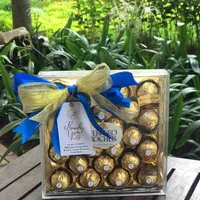 coklat ferero rocher, coklat bulat. coklat import