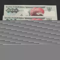 Uang Kuno 20000 Rupiah Cendrawasih 1995/1995 KEYDATE UNC