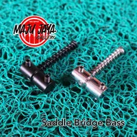 Saddle dudukan bridge bass CHROME gotoh wilkinson ibanez fender cort