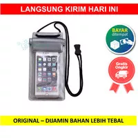 Waterproof Sarung Hp Anti Air Pelindung Tali Gantung Hujan Handphone