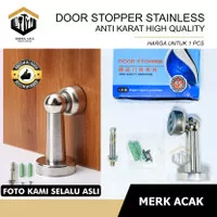 Door Stop Stainless steel / Door Stop Magnet / Door Stop Penahan Pintu