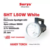 Surya Lampu Senter Besar SHT L50W White + Led Emergency Rechargeable