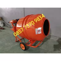 Mixer Molen Dorong Mesin Pengaduk Semen Concrete Engine 600 Liter