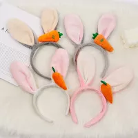 Bando Kuping Kelinci Wortel Bando Easter Rabbit Kostum Cosplay Bunny