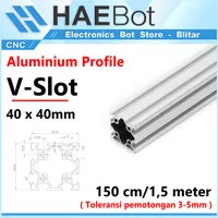 [HAEBOT] Aluminium Profil V Slot 4040 40x40 AP4040 Alumunium 1.5 Meter