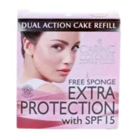 CARING REFILL COLOURS DUAL ACTION CAKE EXTRA PROTECTION SPF 15 (REFILL