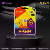 V-GeN USB 2.0 Flashdisk 16GB ATOM Flash Disk 16 GB VGEN Drive Original