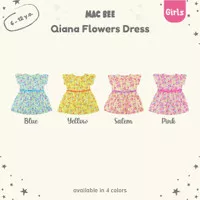 MacBee Baju Anak Perempuan Dress Anak Princess C FP Flowers Qiana