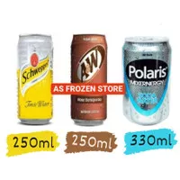 Schweppes Tonic Water / Soda Water / AW Rootbeer 330ml min 6pcs