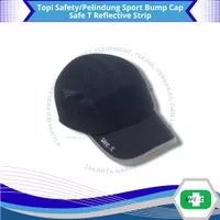 Topi Safety/Pelindung Sport Bump Cap Safe T Reflective Strip