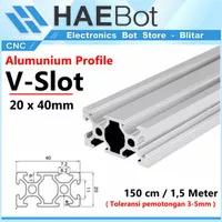 [HAEBOT] Aluminium Profile V Slot 2040 AP2040 Alumunium CNC 1.5 Meter