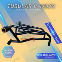 Tubular Crashbar New VIXION Old Plus Jalu Slider Agna Full Hitam