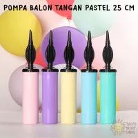 Pompa Balon Tangan Manual Alat Tiup Angin Balloon Alas Warna Warni