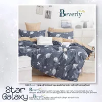 Bed cover set+sprei katun loka premium Motif Star Galaxi