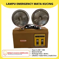 lampu emergency hokito , halogen , mata kucing