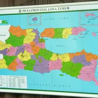 peta provinsi jawa timur peta dinding