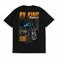 SAKAZUKI Kaos BAJU Motor Yamaha Rx King Simple Art Design RACING