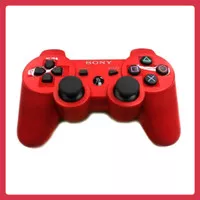 Stik Ps3 Wireless Original Pabrik Warna Merah Red