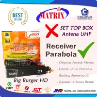 Receiver Parabola Matrix Big Burger HD Mpeg4 - FTA Powervu Bisskey