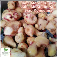 Baru! Jahe Merah Super kupas Sudah Bersih Siap Konsumsi 1 Kg