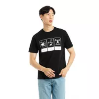 Kaos Unisex AO T-Shirt Black and White Work Life Balance V3