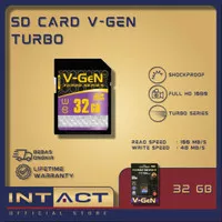 SDHC V-GeN 32GB Turbo Class 10 100MB/S (SDCard VGEN Memory Kamera)