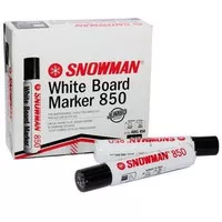 spidol snowman besar board maker 850 jumbo black per pack isi 12 pcs