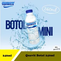 Air Mineral Air Minum Quavit 240ml Botol Mini 24pcs (1 Dus)