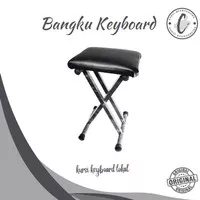 Kursi Bangku Keyboard Piano Besi Anti Slip
