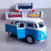 Diecast Mobil VW Comb1 Alloy Car - Koleksi Miniatur VW Combi Mini Bus