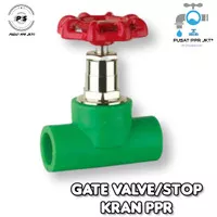 Gate Valve ppr hijau 25mm 3/4inc stop kran ppr