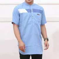 Koko Kurta Dewasa - Baju Koko Pria Muslim Lengan Pendek - Kurta Line