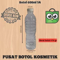 Botol 600ml sn / Botol 600ml Aqua / Botol kemasan plastik murah 600ml