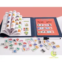 Buku Anak Spelling / Buku Magnet Belajar Menulis / Game Book Magnetic