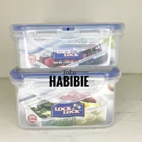 LOCK & LOCK Rectangular Short 800Ml Kotak Makan Lock n Lock Lunch Box