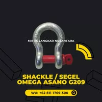 Shackle Omega / Segel Omega / Shackle G-209 1/2 (2Ton) ASANO