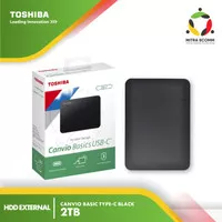 Toshiba Canvio Basic 2TB Type C - HD / HDD / Harddisk External