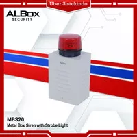 Albox MBS20 Outdoor Siren with Strobe Light - Sirine Alarm System