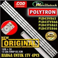 BACKLIGHT TV POLYTRON 43 PLD43V863 PLD43TV866 PLD43TS865 PLD43TS866 43