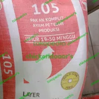 PAKAN AYAM KOMPLIT PETELUR PUR AYAM TELUR TELOR 50KG 105 GOLD COIN