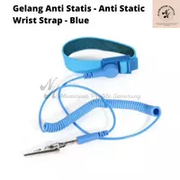 gelang anti statis leko /ESD Anti Statis Wrist Strap Blue