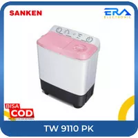 Mesin Cuci Sanken TW 9110 PK Pink 8 kg Garansi Resmi